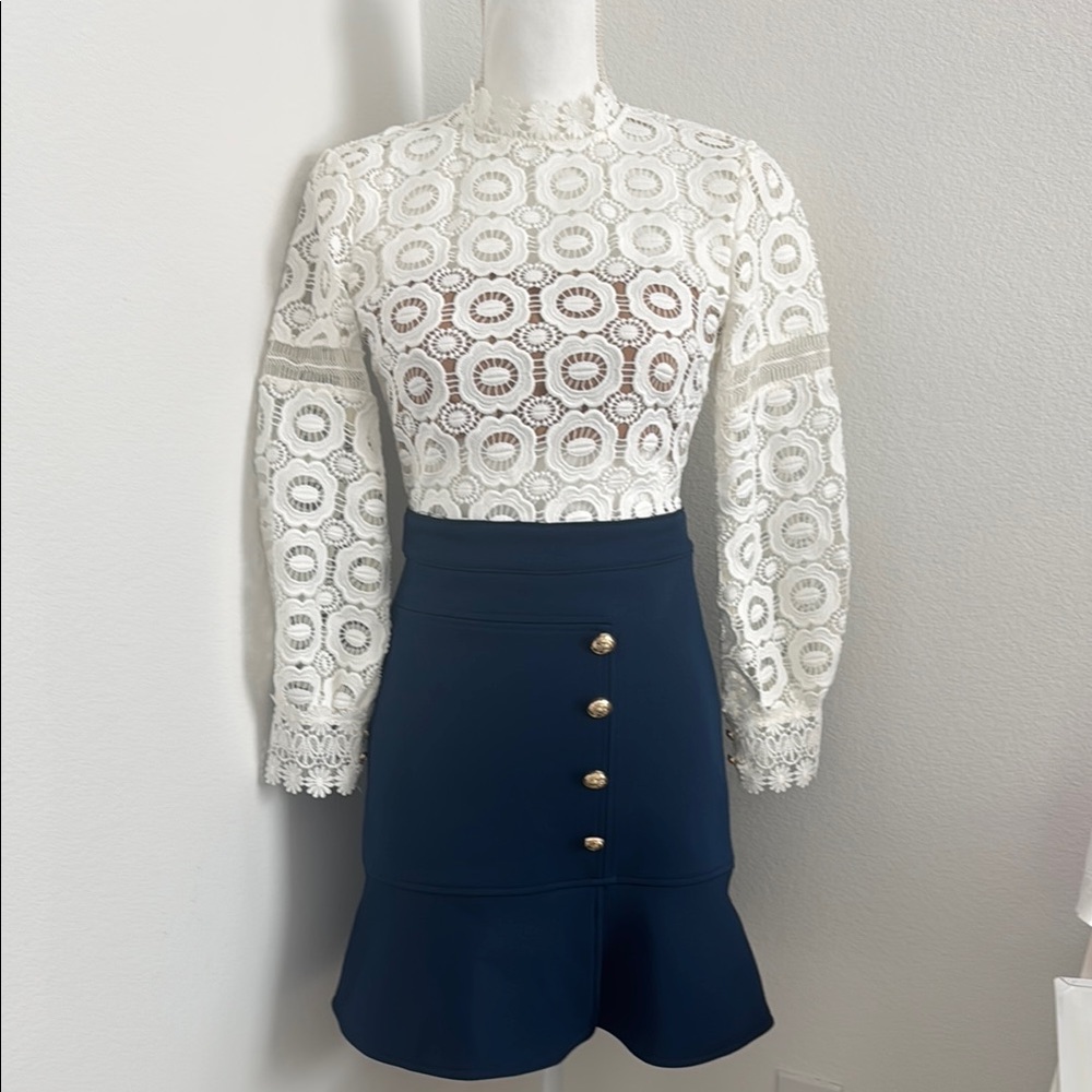 Self-Portrait Elegant Lace Dress